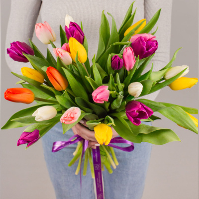 Тюльпаны 25 шт. МИКС (без упаковки) 7338