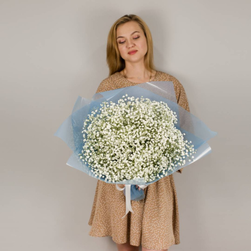 Букет из белых гипсофил арт. 50455